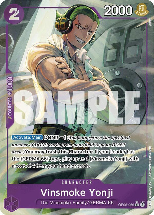 Vinsmoke Yonji (OP06-066) (Full Art) (OP06-066)