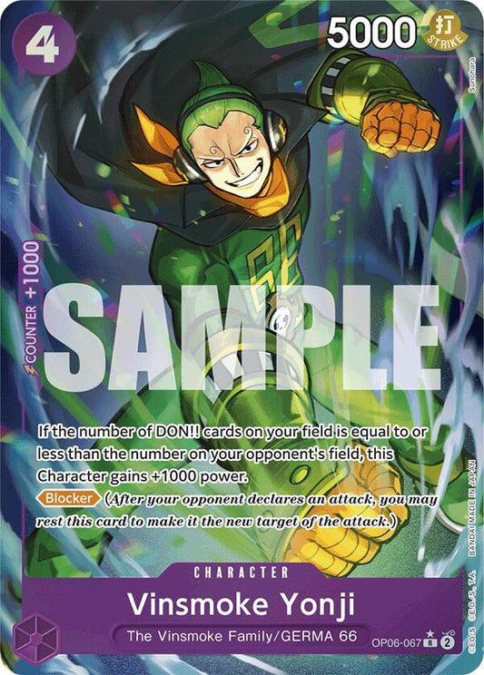 Vinsmoke Yonji (OP06-067) (Full Art) (OP06-067)