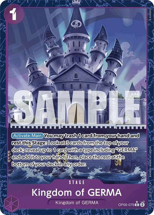 Kingdom of GERMA (Alternate Art) (OP06-079)