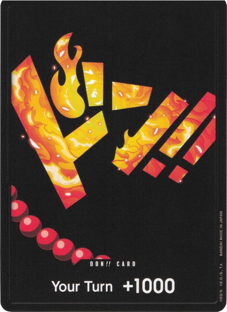 DON!! Card (Ace) - Premium Booster -The Best- (PRB-01) (Foil Version)