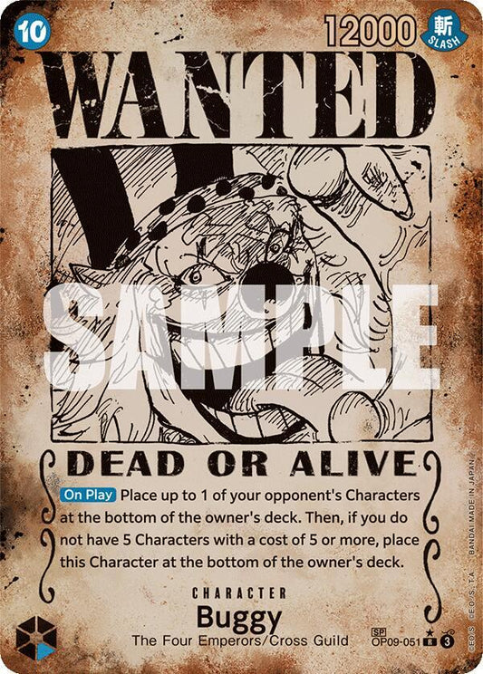 Buggy (051) (Wanted Poster) (OP09-051)