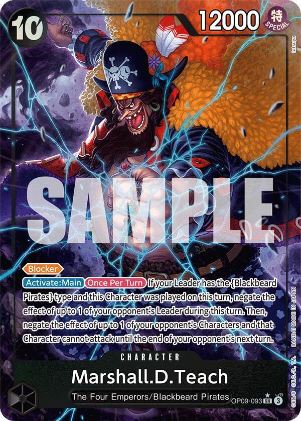Marshall.D.Teach (093) (Alternate Art) (OP09-093)