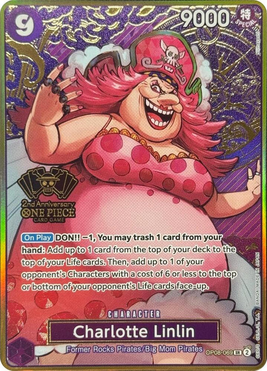 Charlotte Linlin (One Piece Japanese Version 2nd Anniversary Set) (OP08-069)