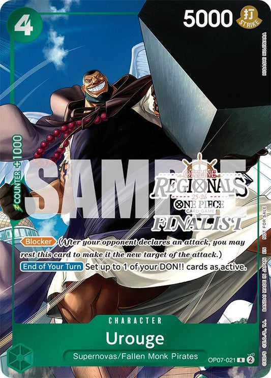 Urouge (Regional Finalist Card Set 2025 Vol.1) (OP07-021)