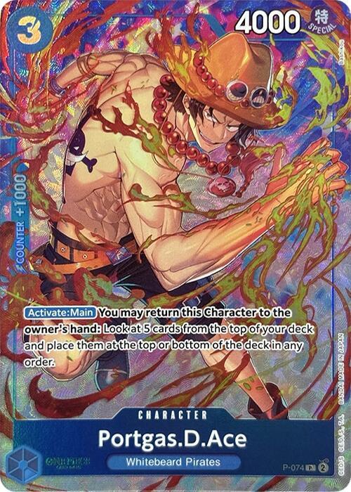 Portgas.D.Ace (Premium Card Collection -Best Selection Vol. 3-) (P-074)
