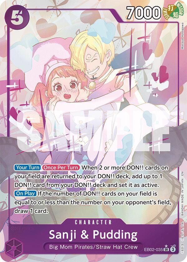 Sanji & Pudding (Alternate Art) (EB02-035)