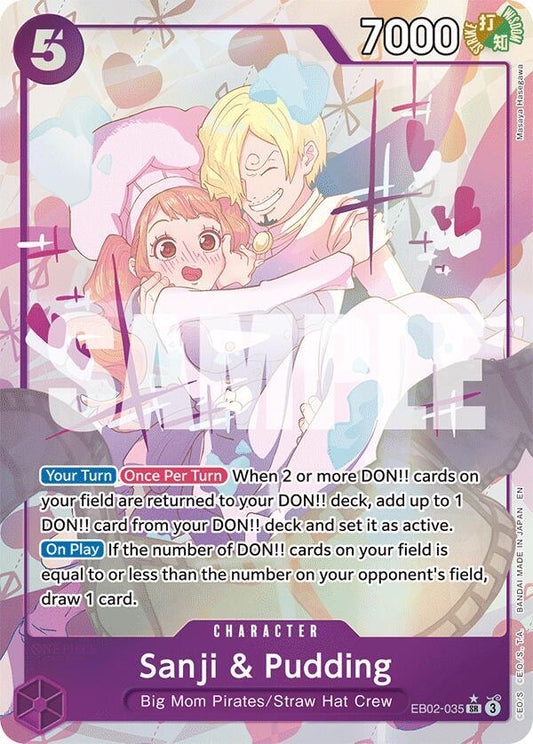 Sanji & Pudding (Alternate Art) (EB02-035)