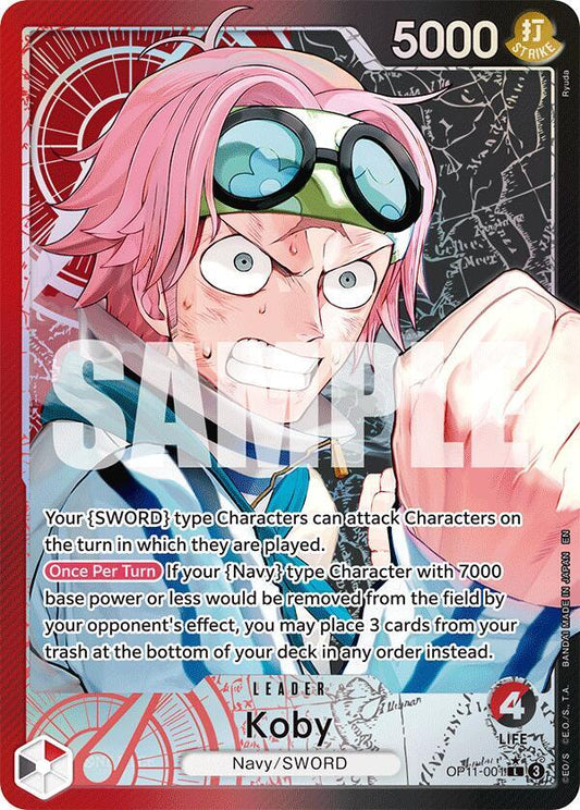Koby (001) (Alternate Art) (OP11-001)