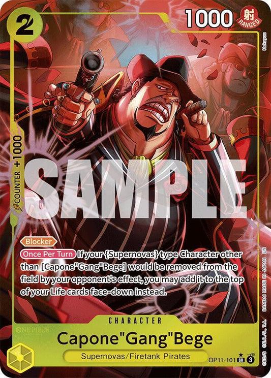 Capone"Gang"Bege (101) (Alternate Art) (OP11-101)