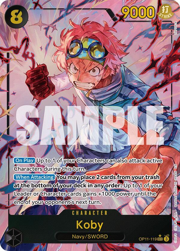 Koby (119) (Alternate Art) (OP11-119)