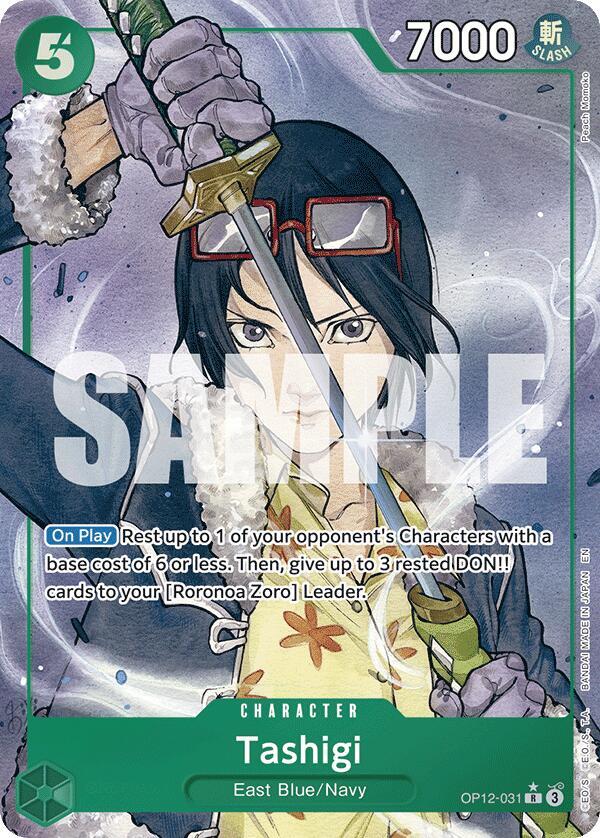 Tashigi (Alternate Art) (OP12-031)