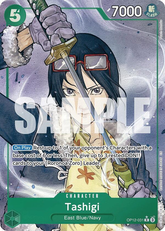 Tashigi (Alternate Art) (OP12-031)
