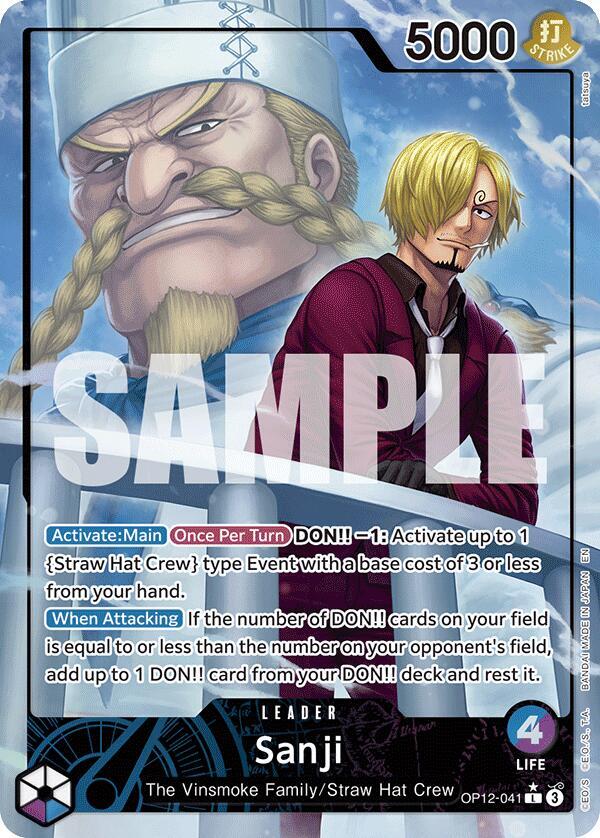 Sanji (041) (Alternate Art) (OP12-041)