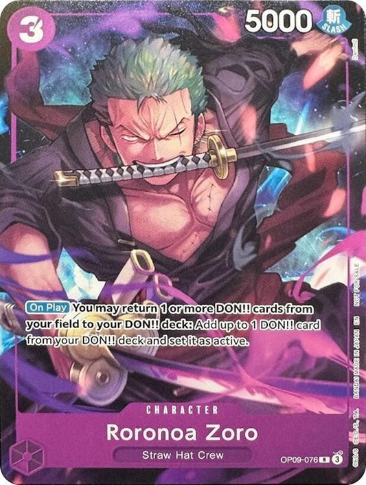 Roronoa Zoro (Welcome Pack Vol. 2) (OP09-076)