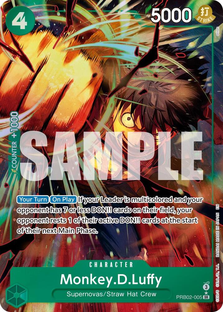 Monkey.D.Luffy - PRB02-005 (Alternate Art) (PRB02-005)