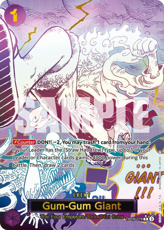 Gum-Gum Giant (Alternate Art) (OP09-078)