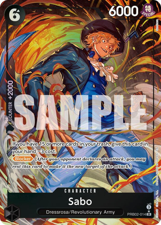 Sabo - PRB02-014 (Alternate Art) (PRB02-014)