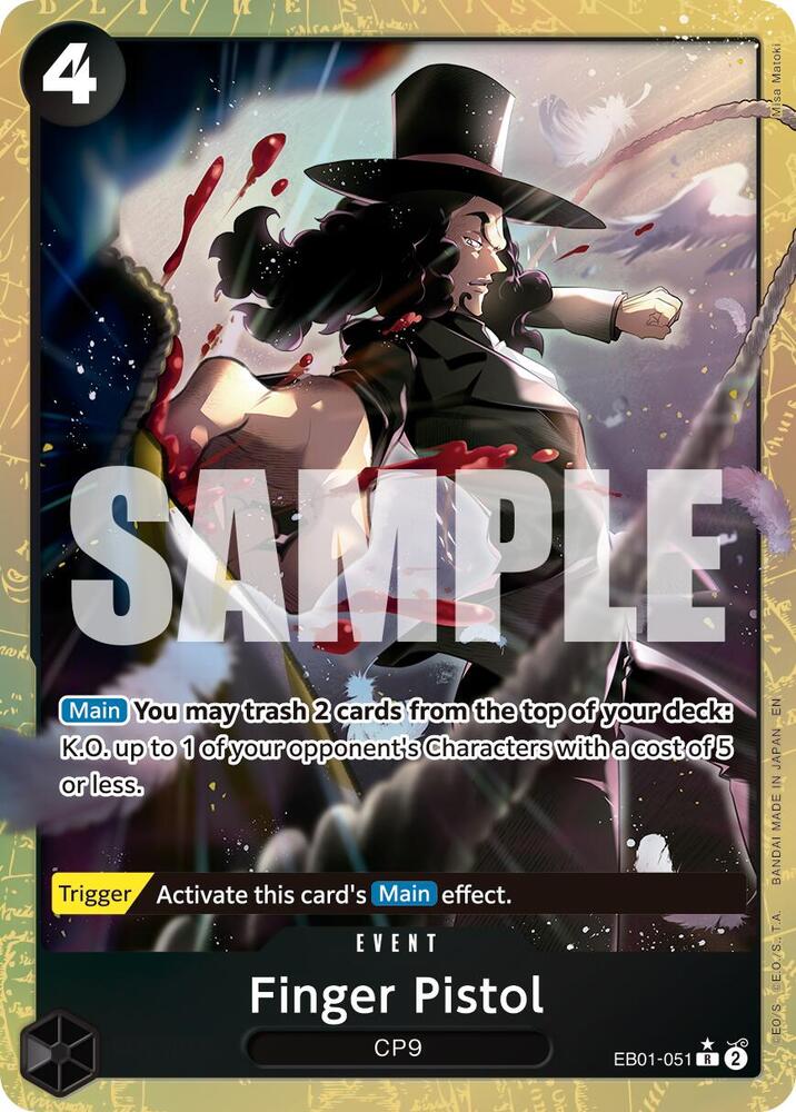 Finger Pistol (Alternate Art) (EB01-051)