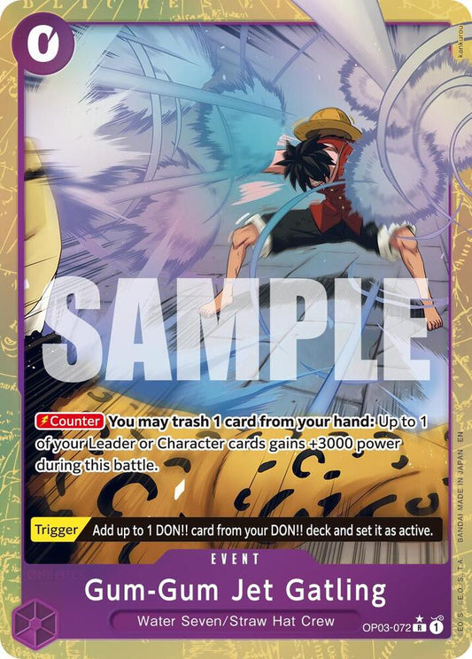 Gum-Gum Jet Gatling (Alternate Art) (OP03-072)