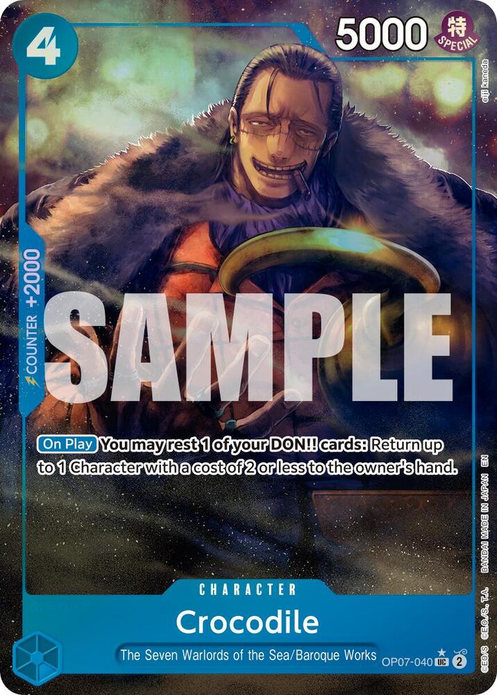Crocodile - OP07-040 (Alternate Art) (OP07-040)