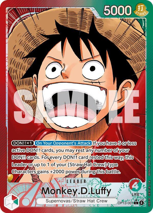 Monkey.D.Luffy (001) (Alternate Art) (OP13-001)