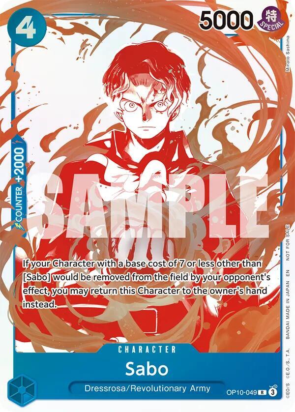 Sabo - OP10-049 (3rd Anniversary Treasure Campaign Pack) (OP10-049)