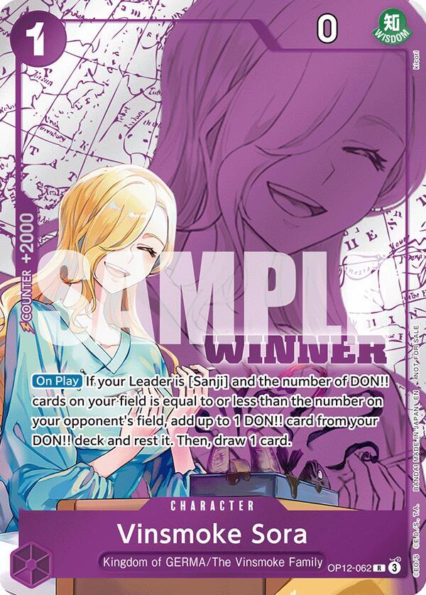 Vinsmoke Sora (Winner Pack 2026 Vol. 1) - One Piece Promotion Cards (OP-PR)
