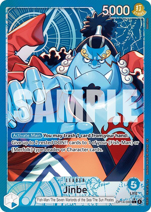 Jinbe - OP14-040 (Alternate Art) (OP14-040)