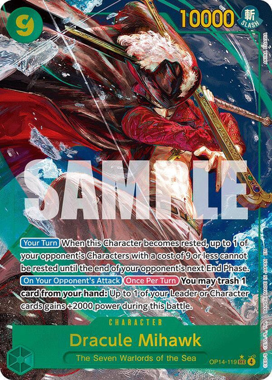 Dracule Mihawk - OP14-119 (Alternate Art) (OP14-119)