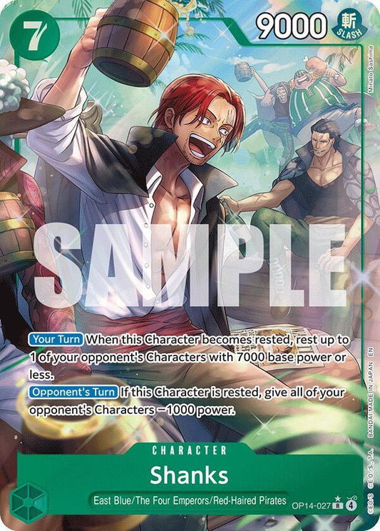Shanks (Alternate Art) (OP14-027)