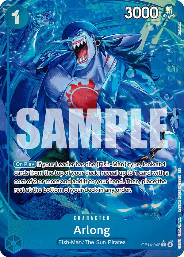 Arlong (Alternate Art) (OP14-042)