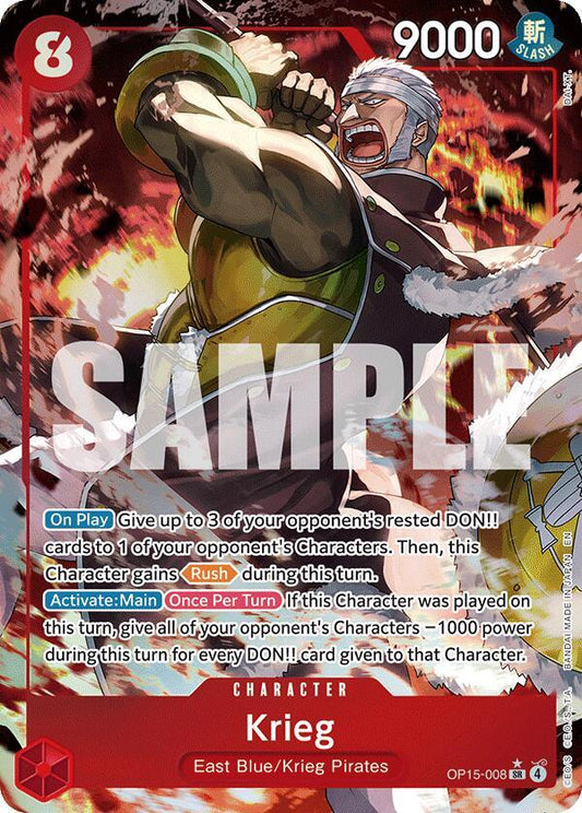 Krieg (OP15-008) (Alternate Art) (OP15-008)