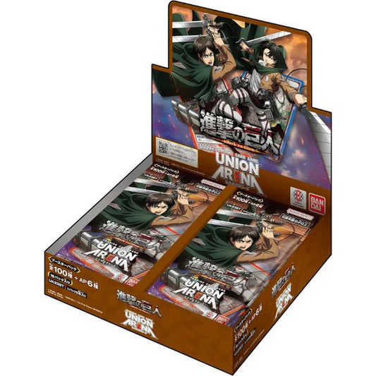 Union Arena Trading Card Game - Booster Box - UA23BT - Attack On Titan - Japanese