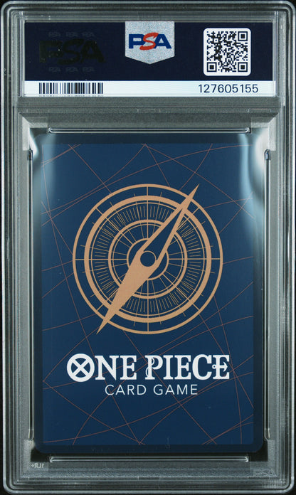 2025 One Piece OP11 – A Fist of Divine Speed #015 Lucky Roux (Treasure Rare) – PSA 10 (English)