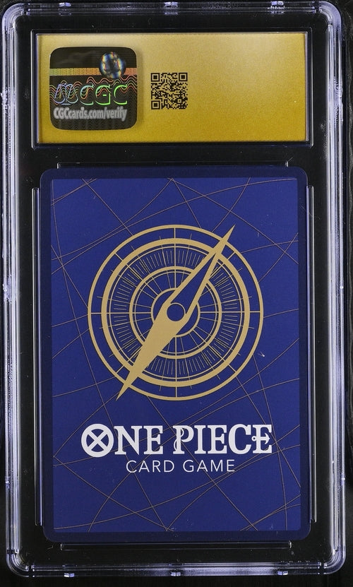 2023 ONE PIECE OP05-AWAKENING OF THE NEW ERA #012 MONKEY D. LUFFY 1ST ANNIVERSARY-SIGNATURE - CGC Pristine 10