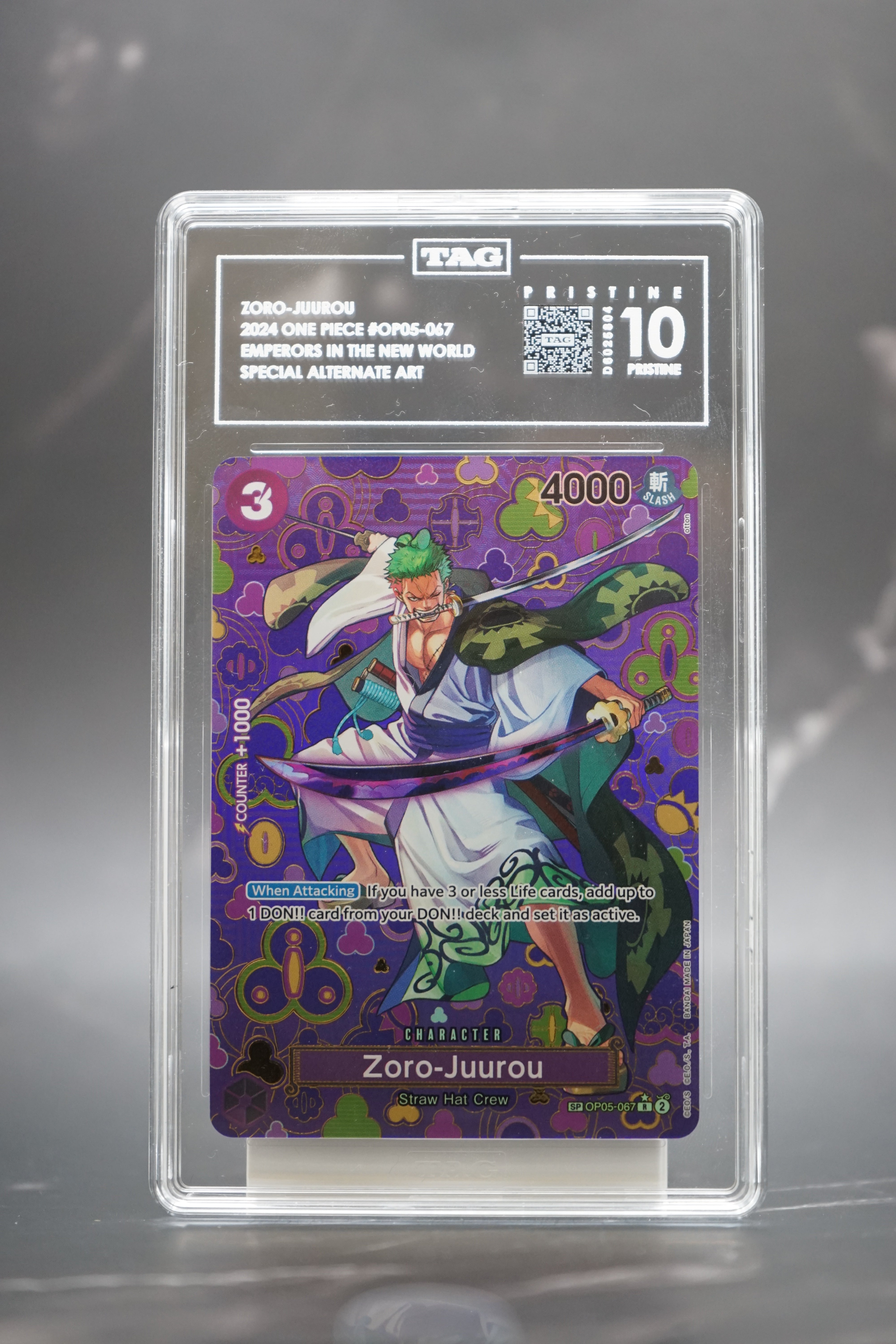 2024 ONE PIECE OP09-EMPERORS IN THE NEW WORLD #067 ZORO-JUUROU