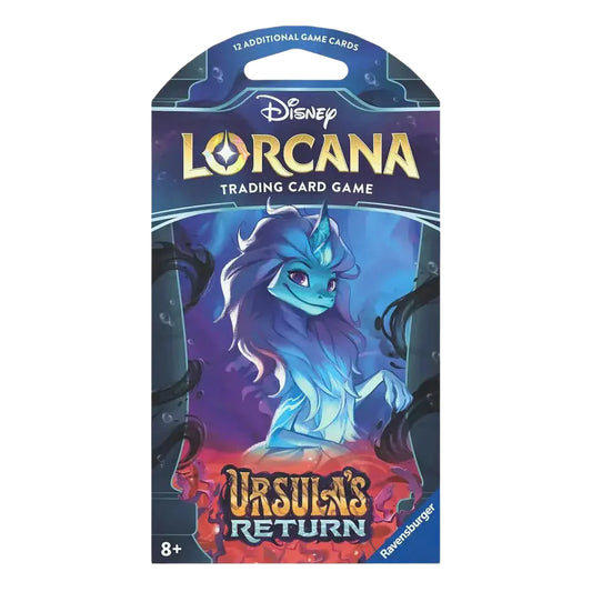 Disney Lorcana Trading Card Game - Sleeved Booster Pack - Ursula's Return - English