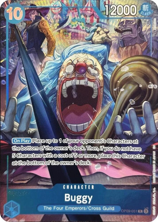 Buggy (051) (Alternate Art) (OP09-051) (2nd Anniversary)