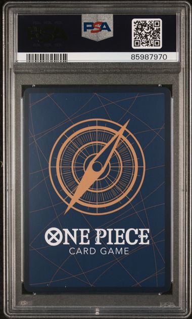 2023 ONE PIECE OP05-AWAKENING OF THE NEW ERA #012 MONKEY D. LUFFY 1ST ANNIVERSARY-SIGNATURE - PSA 10