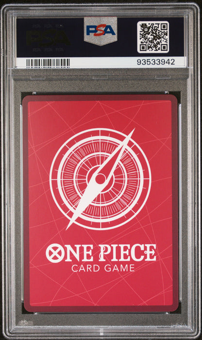 2022 One Piece OP01 – Romance Dawn #002 Trafalgar Law (Alternate Art – Errata) – PSA 10 (English)