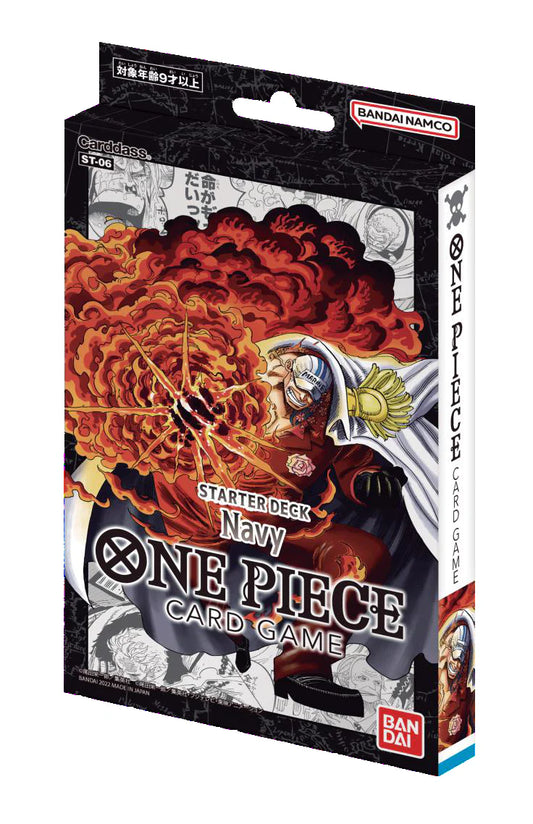 One Piece Trading Card Game - Starter Deck - ST06 - Absolute Justice (Navy)