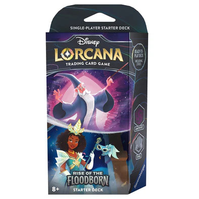 Disney Lorcana Trading Card Game - Starter Deck - Rise of the Floodborn: Amethyst & Steel - English