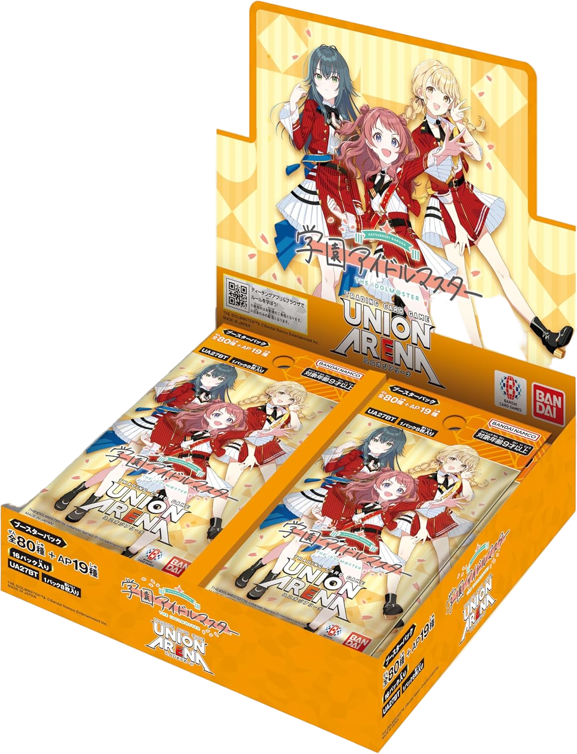 Union Arena Trading Card Game - Booster Box - UA27BT - THE IDOLM@STER Gakuen - Japanese
