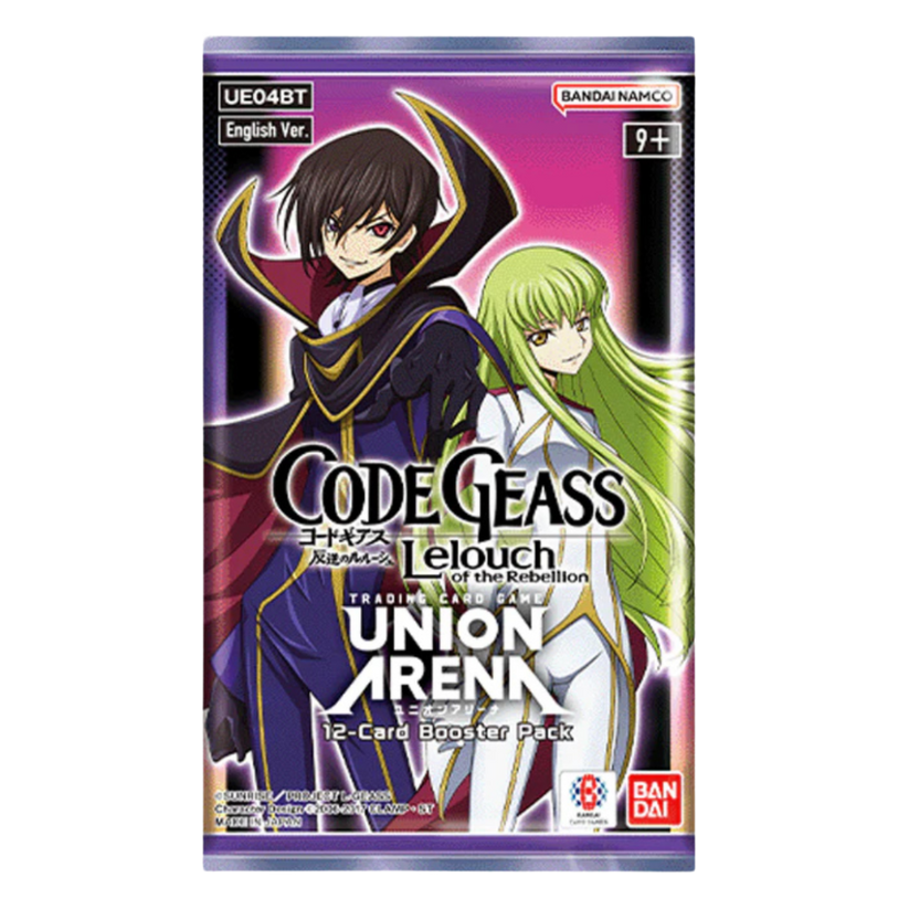 Union Arena Trading Card Game - Booster Pack - UE04BT - Code Geass: LeLouch of the Rebellion - English