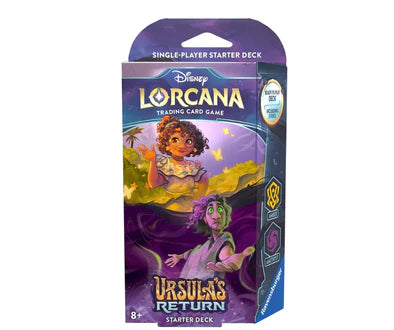 Disney Lorcana Trading Card Game - Starter Deck - Ursula's Return: Amber & Amethyst - English