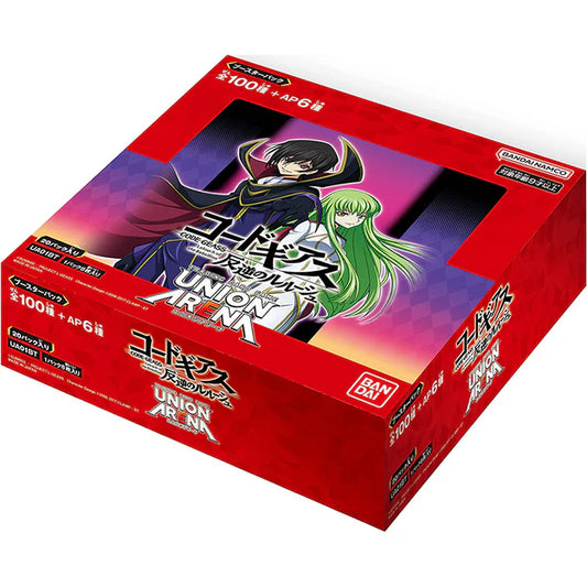 Union Arena Trading Card Game - Booster Box - UA01BT - Code Geass: LeLouch Of The Rebellion - Japanese