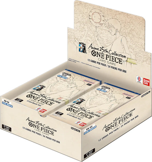One Piece Trading Card Game - Booster Box - EB02 - Anime 25th Collection - English
