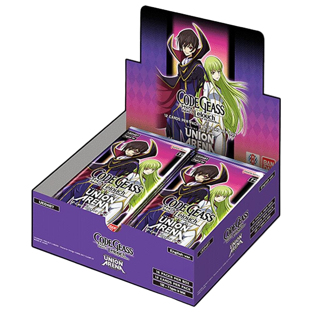 Union Arena Trading Card Game - Booster Box - UE04BT - Code Geass: LeLouch of the Rebellion - English