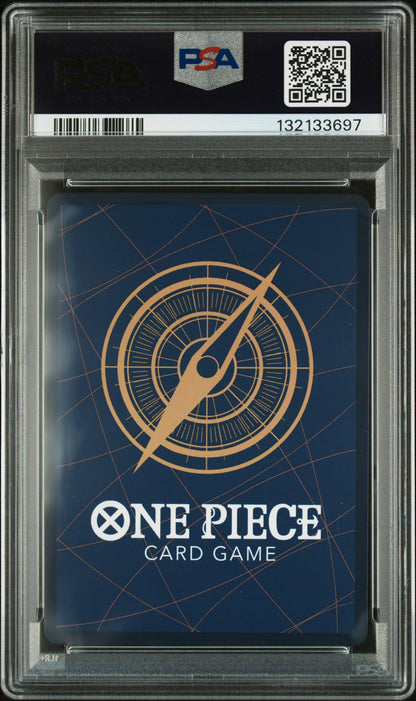 2025 One Piece OP11 A Fist of Divine Speed #118 Monkey D. Luffy – Manga Alternate Art – PSA 10 (English)