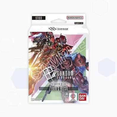 Gundam Card Game - Starter Deck - ST03 - Zeon's Rush - English